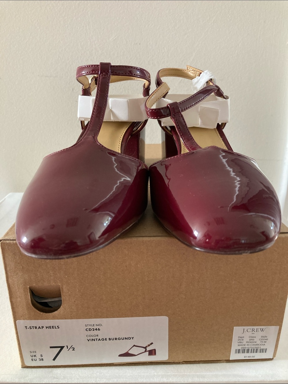 JCrew Factory T-strap heels - Picture 3 of 7